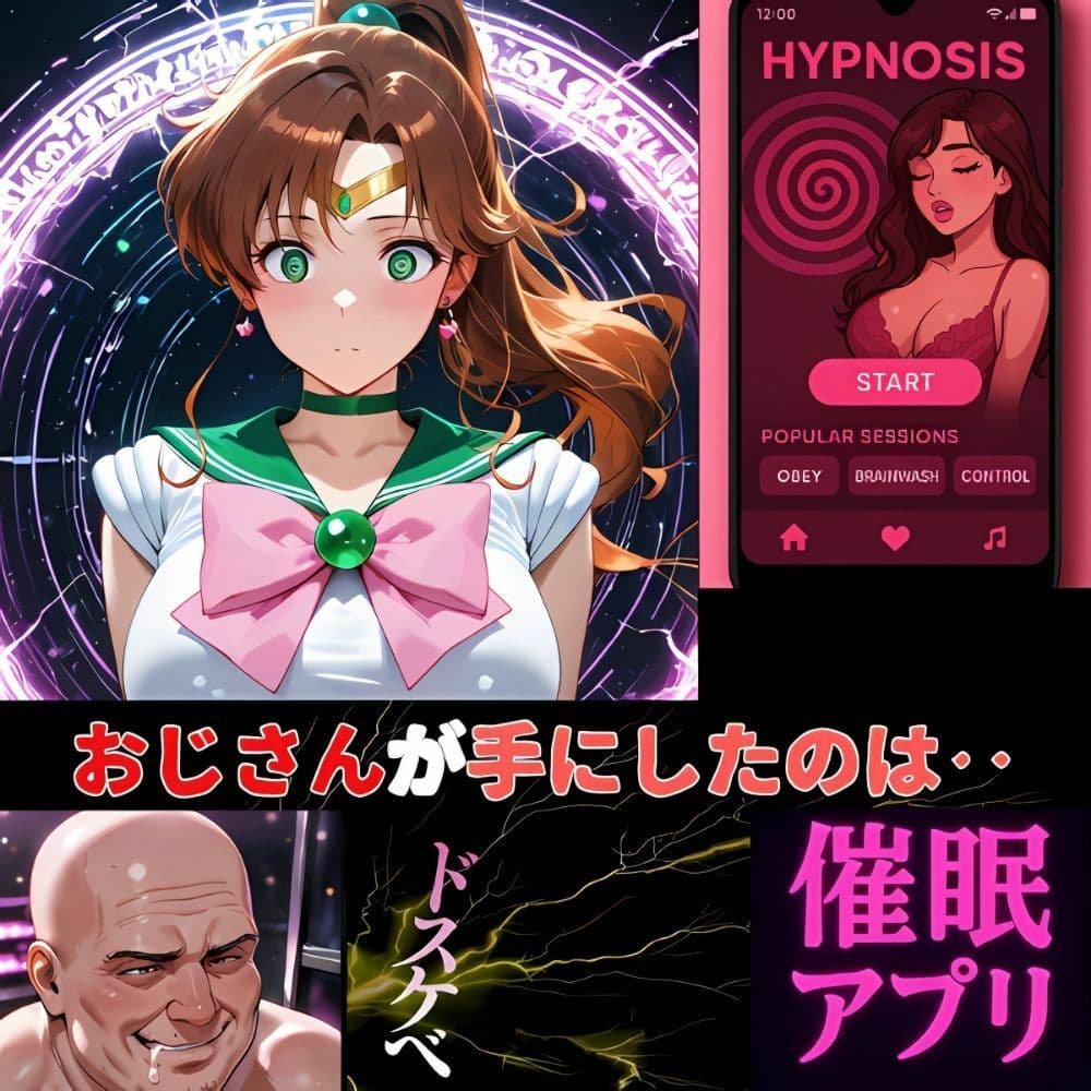 催●アプリ‥洗脳アプリで屈服した正義の肉体‥セーラージュピター サンプル画像 1