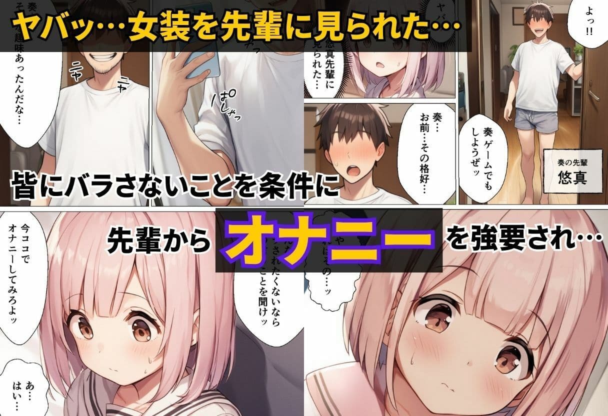 女装が趣味の男の娘を調教するまでの話 サンプル画像 2