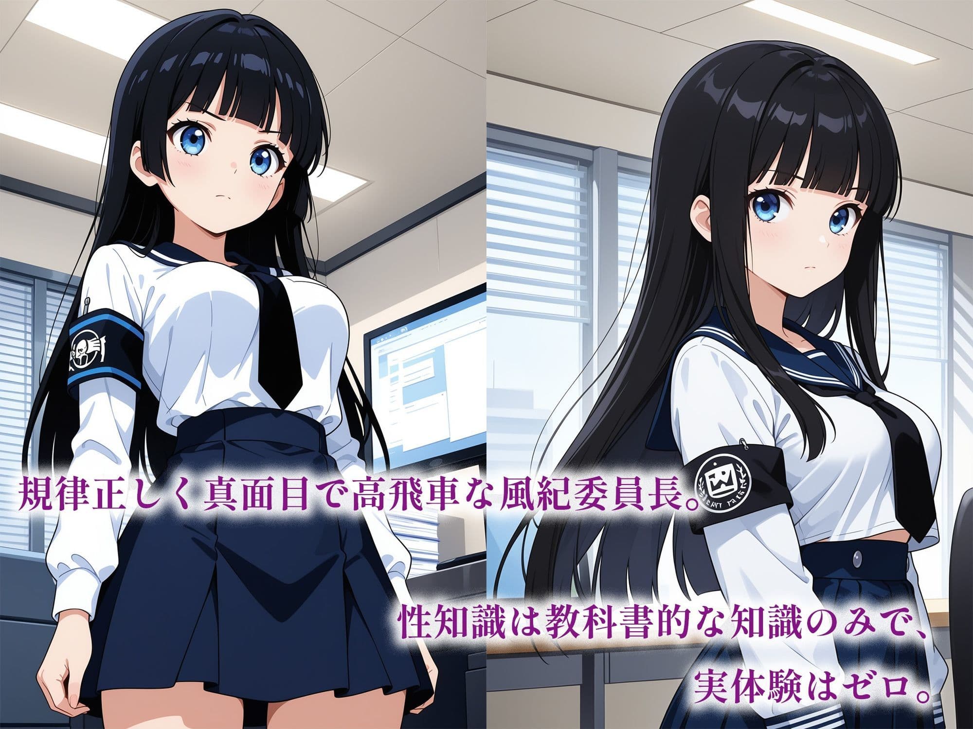 催●アプリで堕ちる優等生風紀委員 〜規律と羞恥が育む奉仕快感堕ち〜 サンプル画像 1