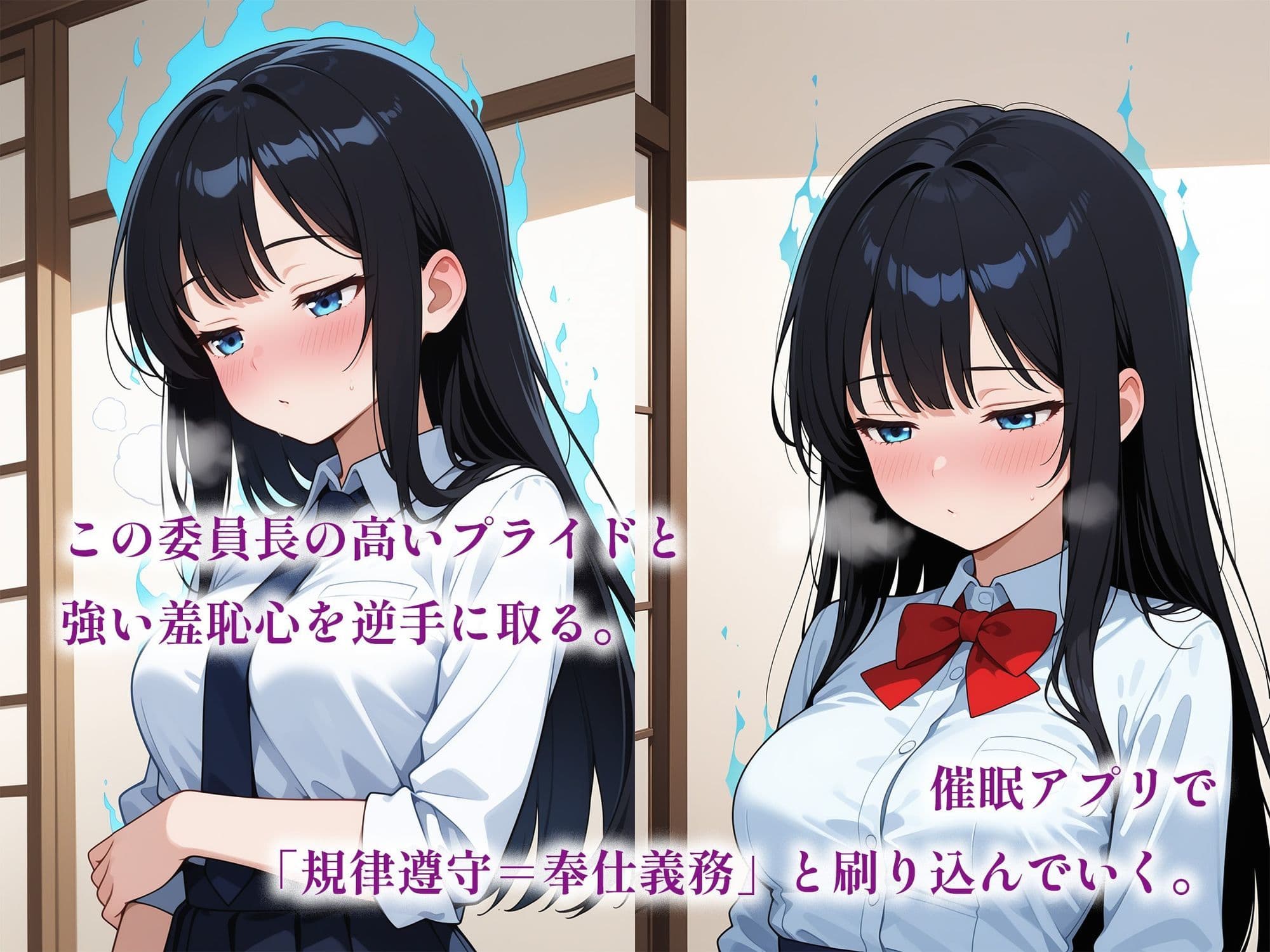 催●アプリで堕ちる優等生風紀委員 〜規律と羞恥が育む奉仕快感堕ち〜 サンプル画像 2