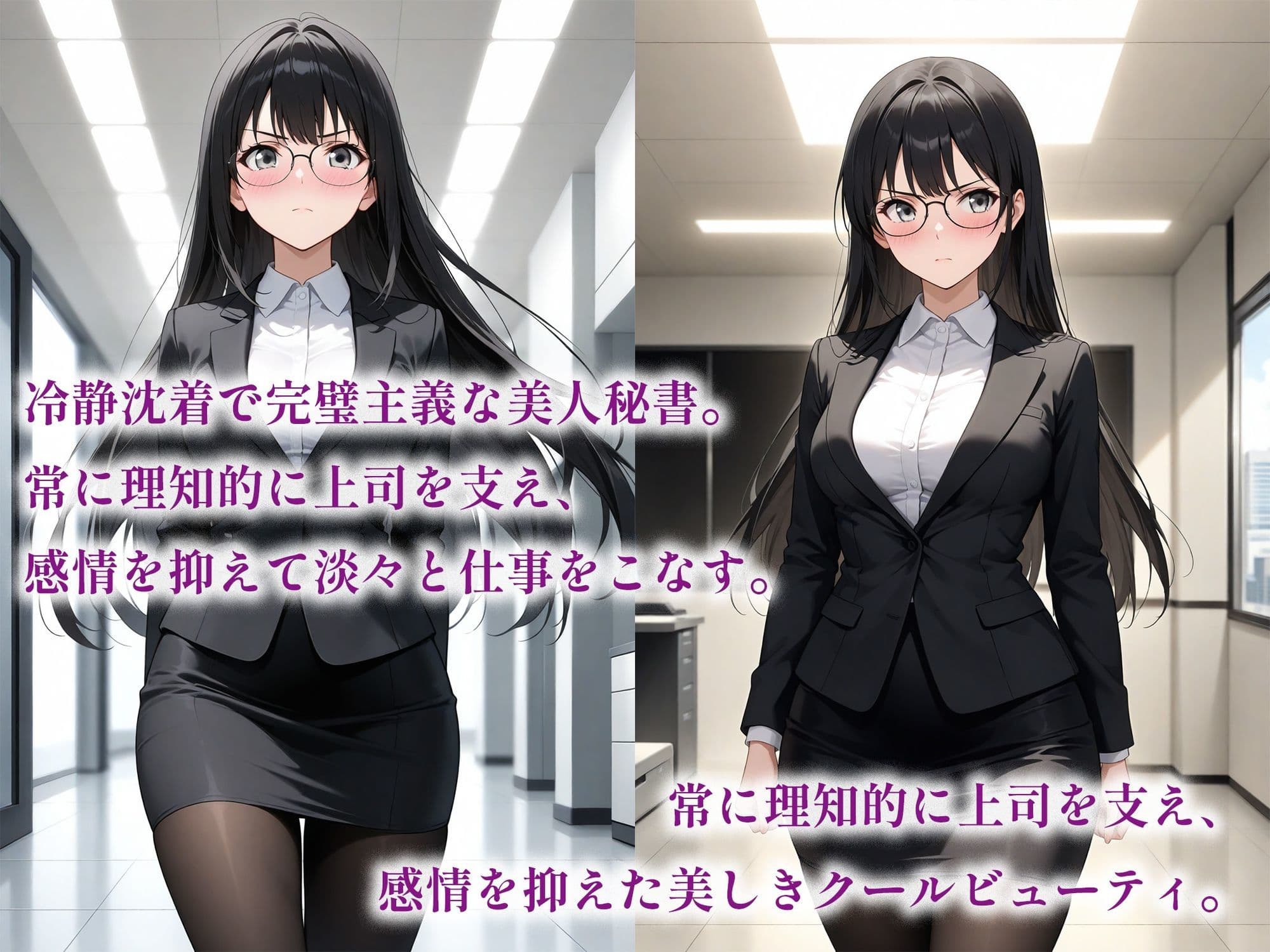 催●アプリで堕ちるクール眼鏡秘書 〜完璧秘書が蕩ける奉仕快感依存〜 サンプル画像 1