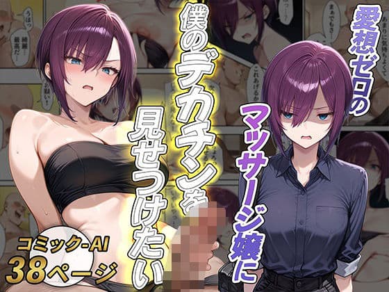 愛想ゼロのマッサージ嬢に僕のデカチンを見せつけたい