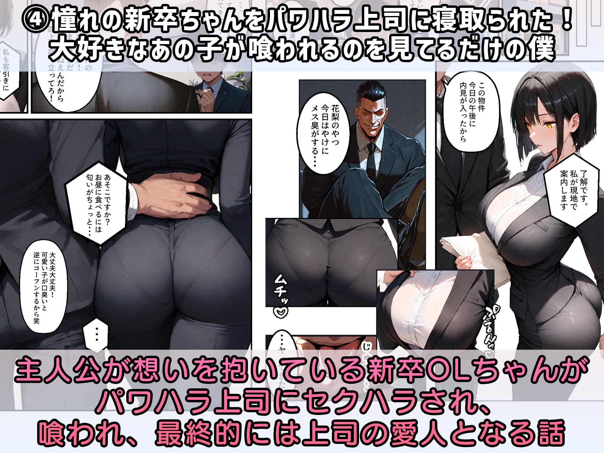 NTR漫画5作品300P総集編！パソコン部、幼馴染、新卒ちゃん、バスケ女子、リフレ嬢 サンプル画像 9