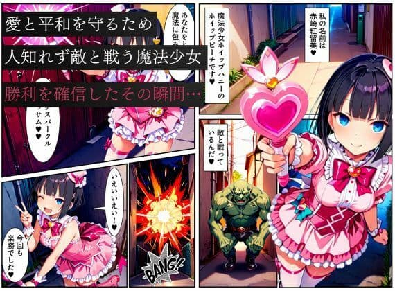 淫紋を刻み込まれたホイップピーチ【魔法少女ホイップハニー】〜拘束・監禁・オーク異種姦・機械姦・淫乱化・洗脳・催●・侵蝕・悪堕ち〜 サンプル画像 1