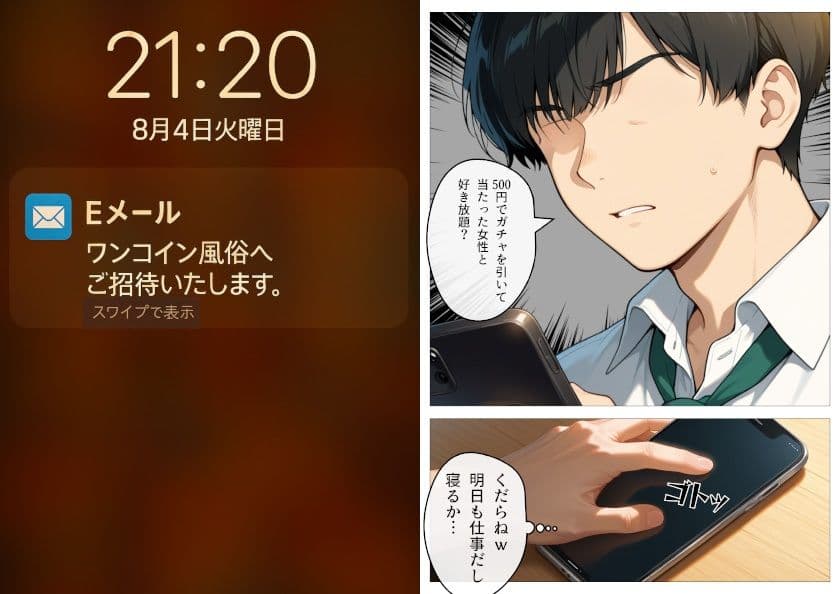 ワンコイン風俗 〜ガチャで引いたSSR美女を好き放題〜 サンプル画像 2