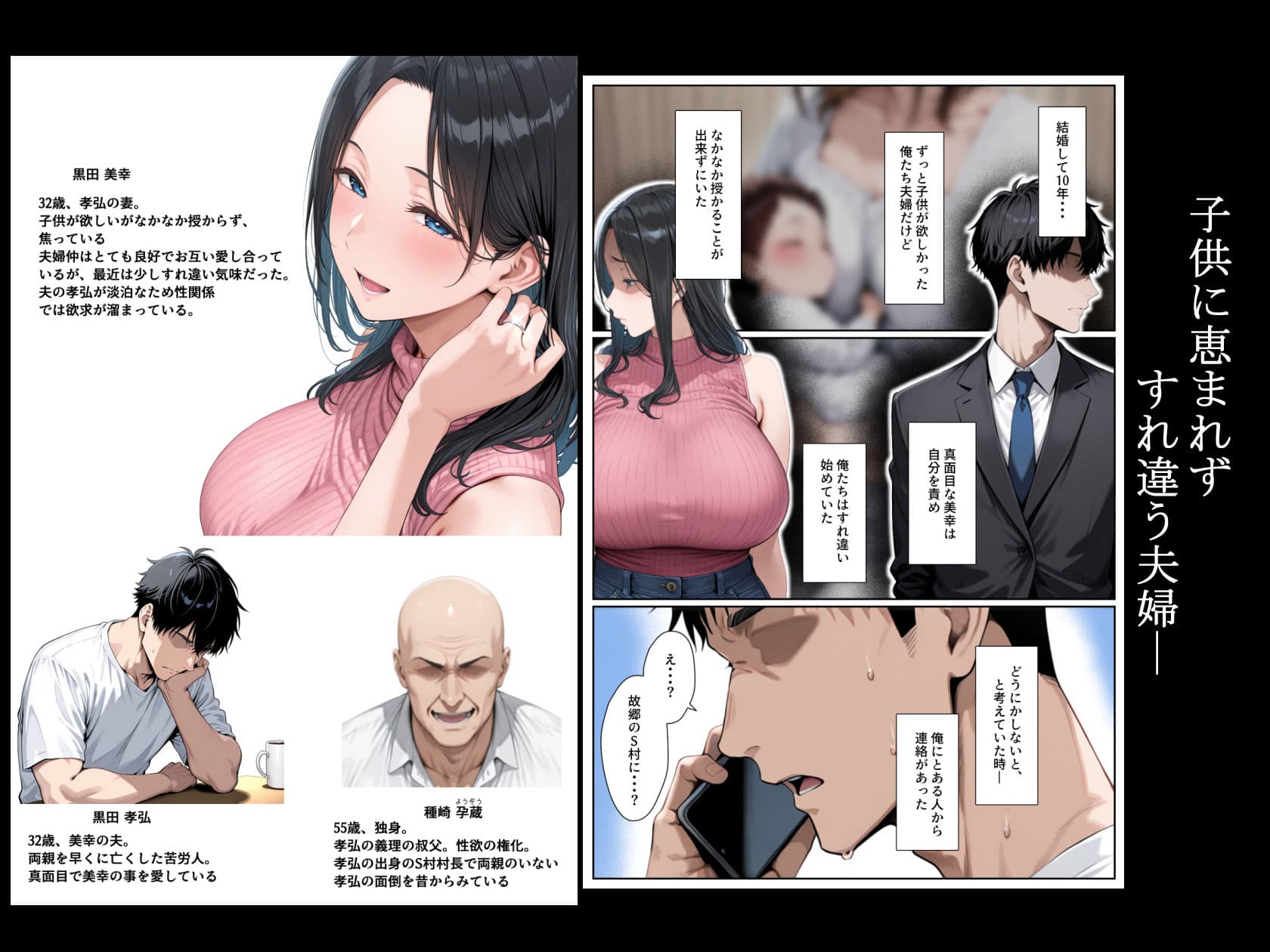 子供を欲しがる俺の妻がなぜかドスケベ巫女服でNTRれた件 サンプル画像 1