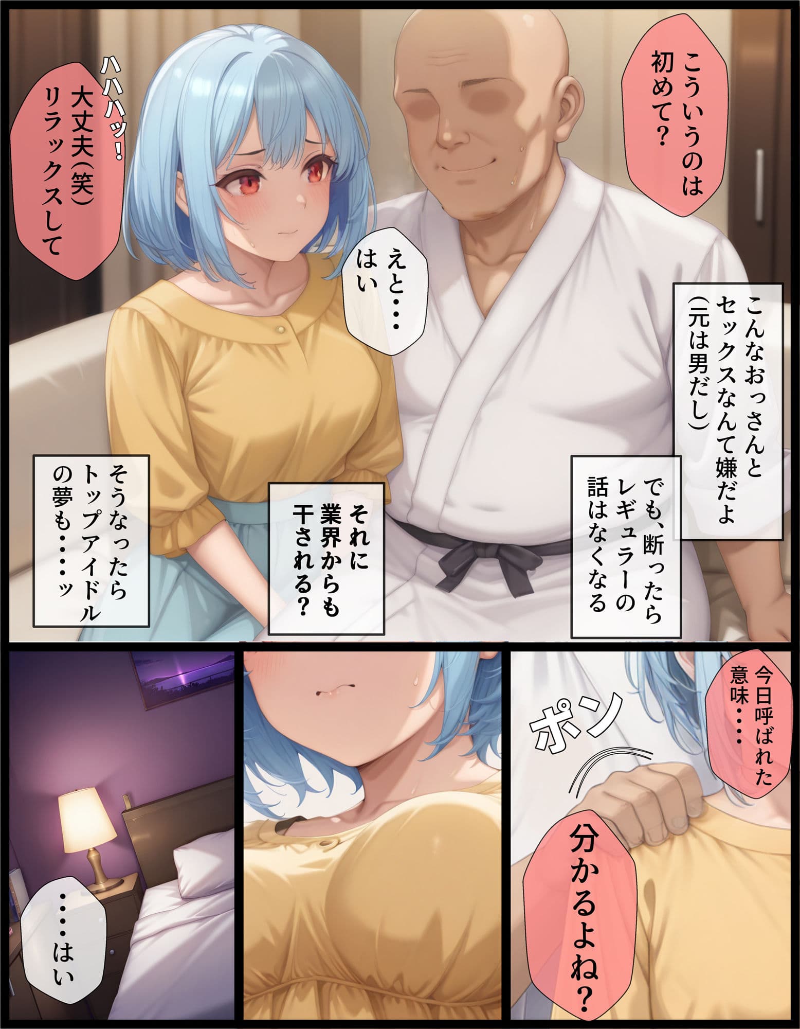 TSしてシたいこと〜トップアイドルになりたくて枕営業で快楽堕ちする話〜 サンプル画像 2