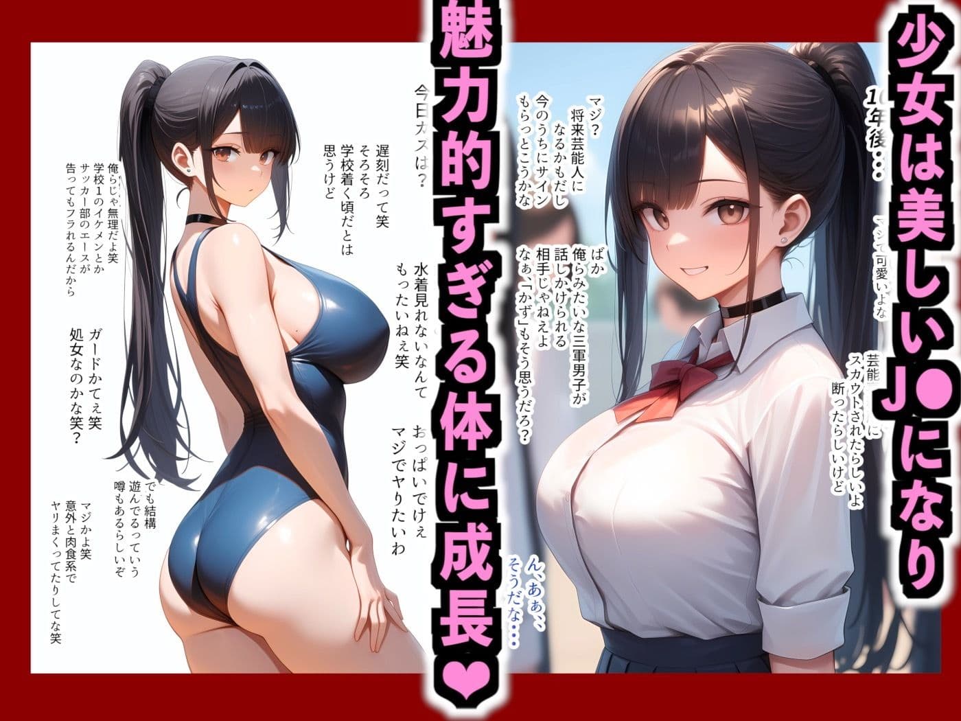 巨乳JKの下着を漁ってたら俺のことが大好きだと判明しイチャラブセ●クス サンプル画像 2