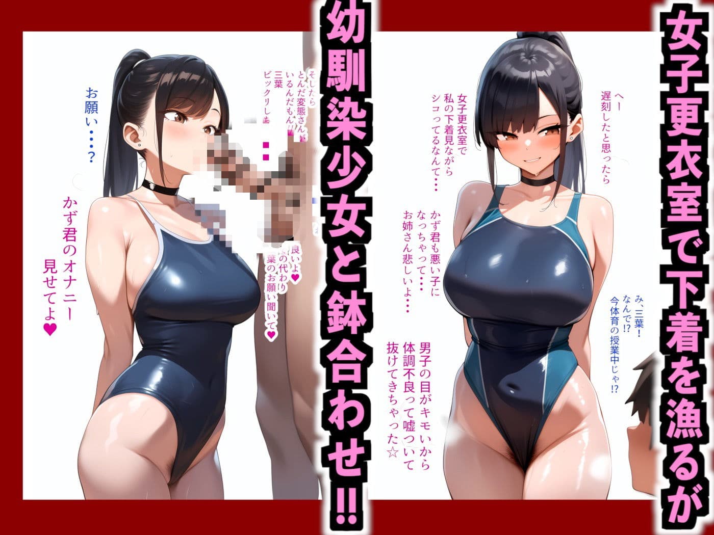 巨乳JKの下着を漁ってたら俺のことが大好きだと判明しイチャラブセ●クス サンプル画像 3