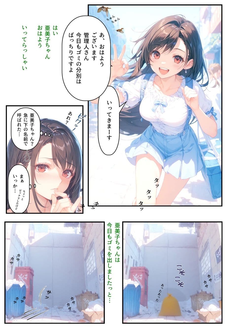 隣に可愛い子が引っ越して来たからゴミをあさってみた結果 梨佐亜美子編 サンプル画像 6