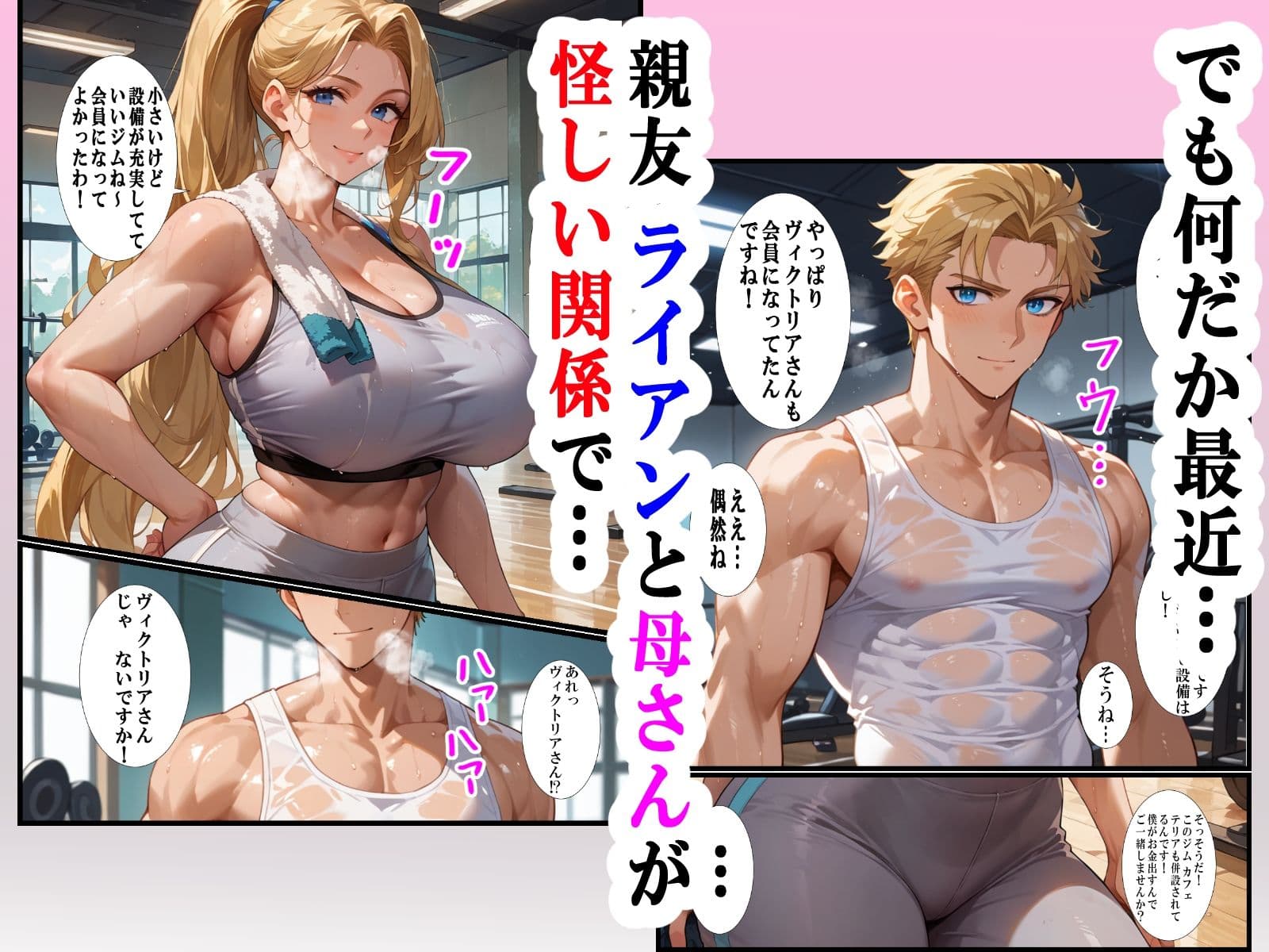 母の子宮を奪われる〜俺の金髪白人母を孕ませたのはクラスの同級生でした サンプル画像 3