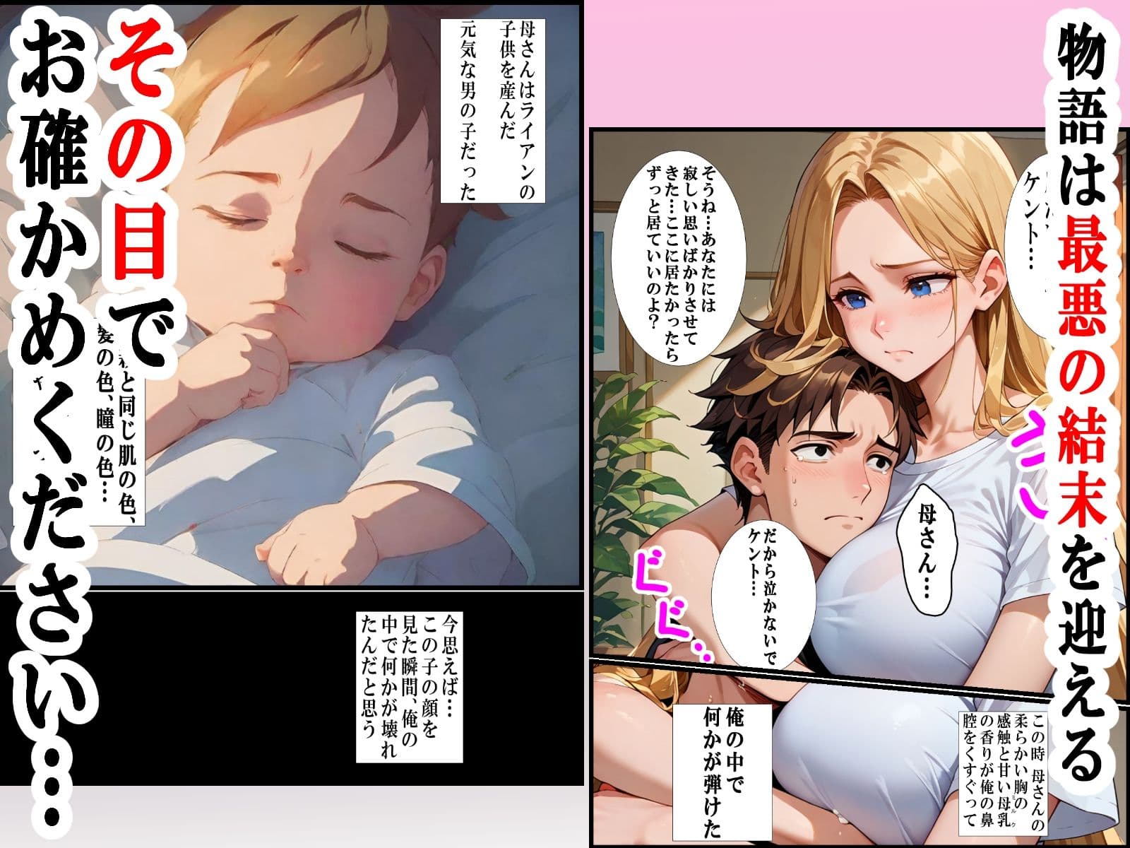 母の子宮を奪われる〜俺の金髪白人母を孕ませたのはクラスの同級生でした サンプル画像 10