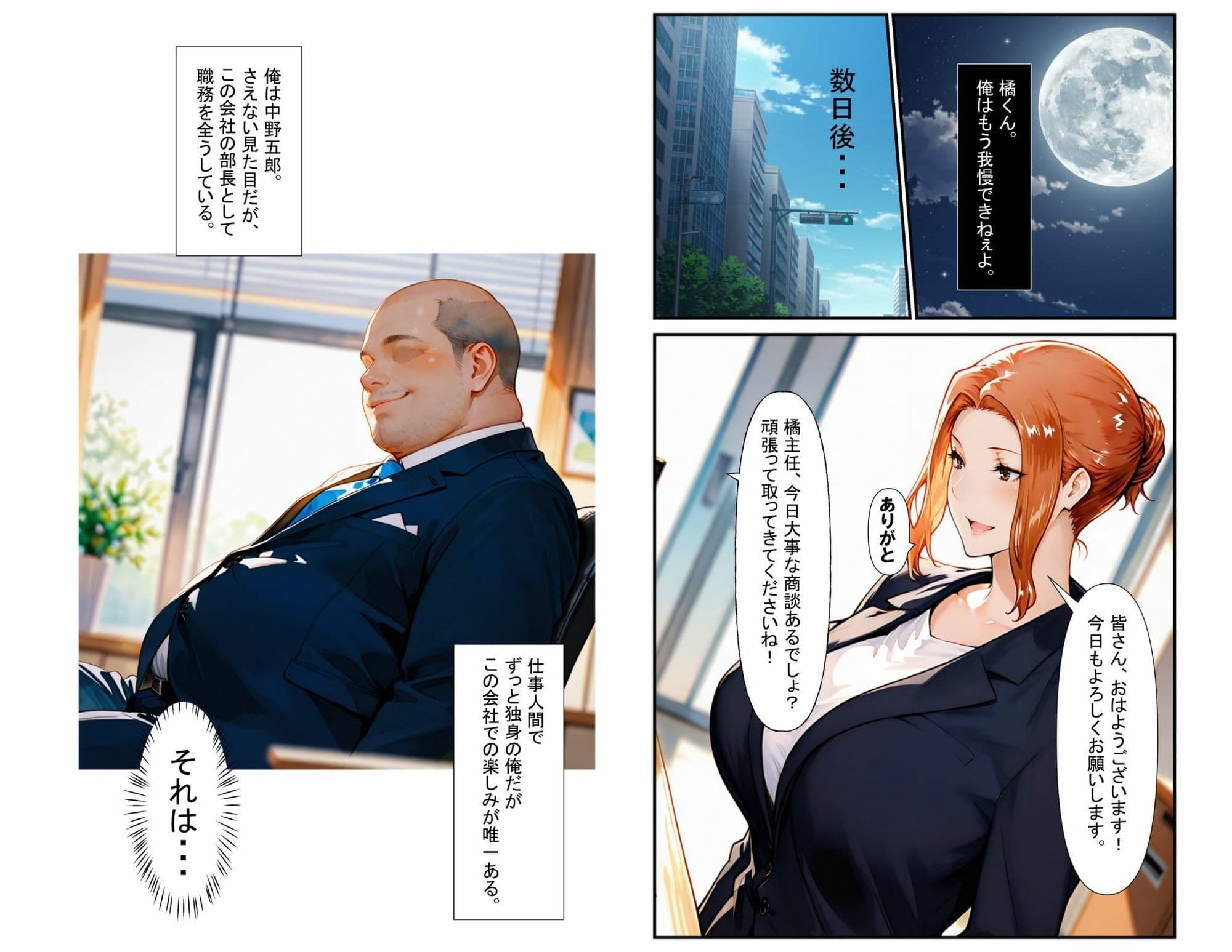 橘さん家のNTR事情  上司のデカチンに犯●れる  京香編 サンプル画像 4