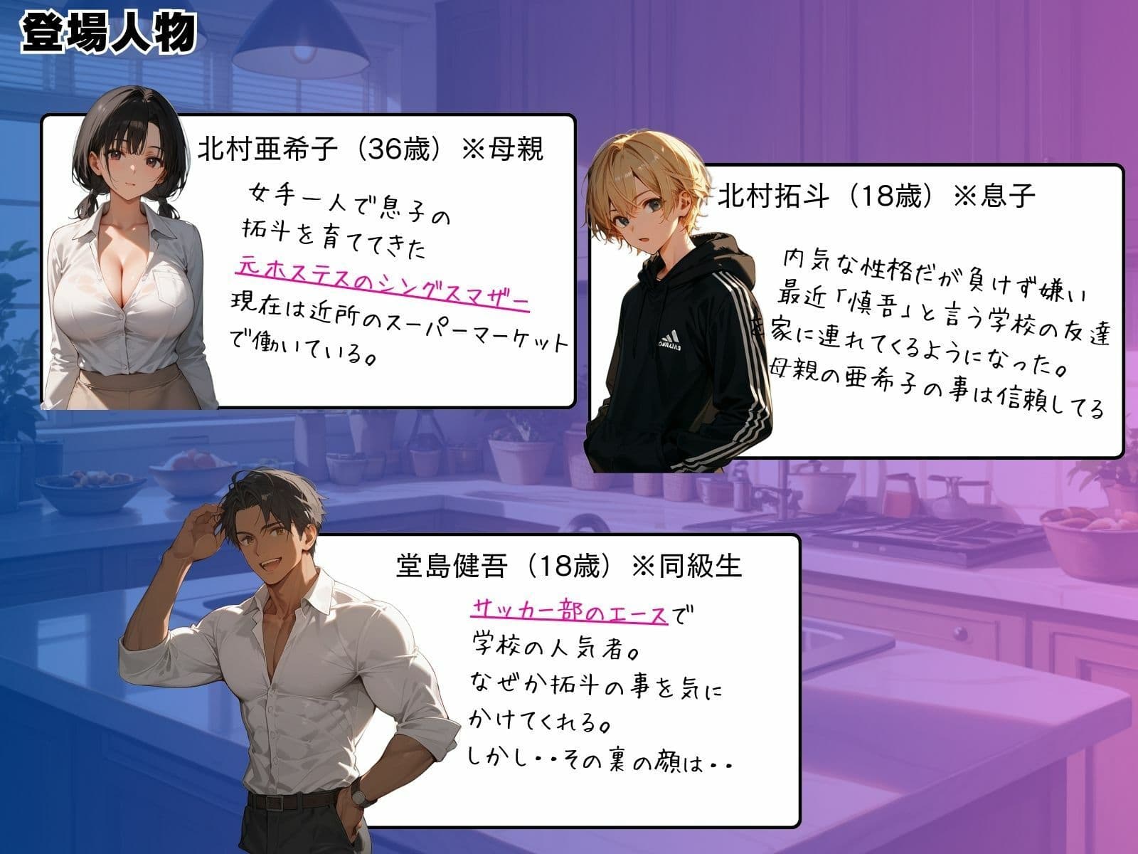 僕の自慢の母さんが同級生に’アナル調教’されていた話。後編 サンプル画像 1