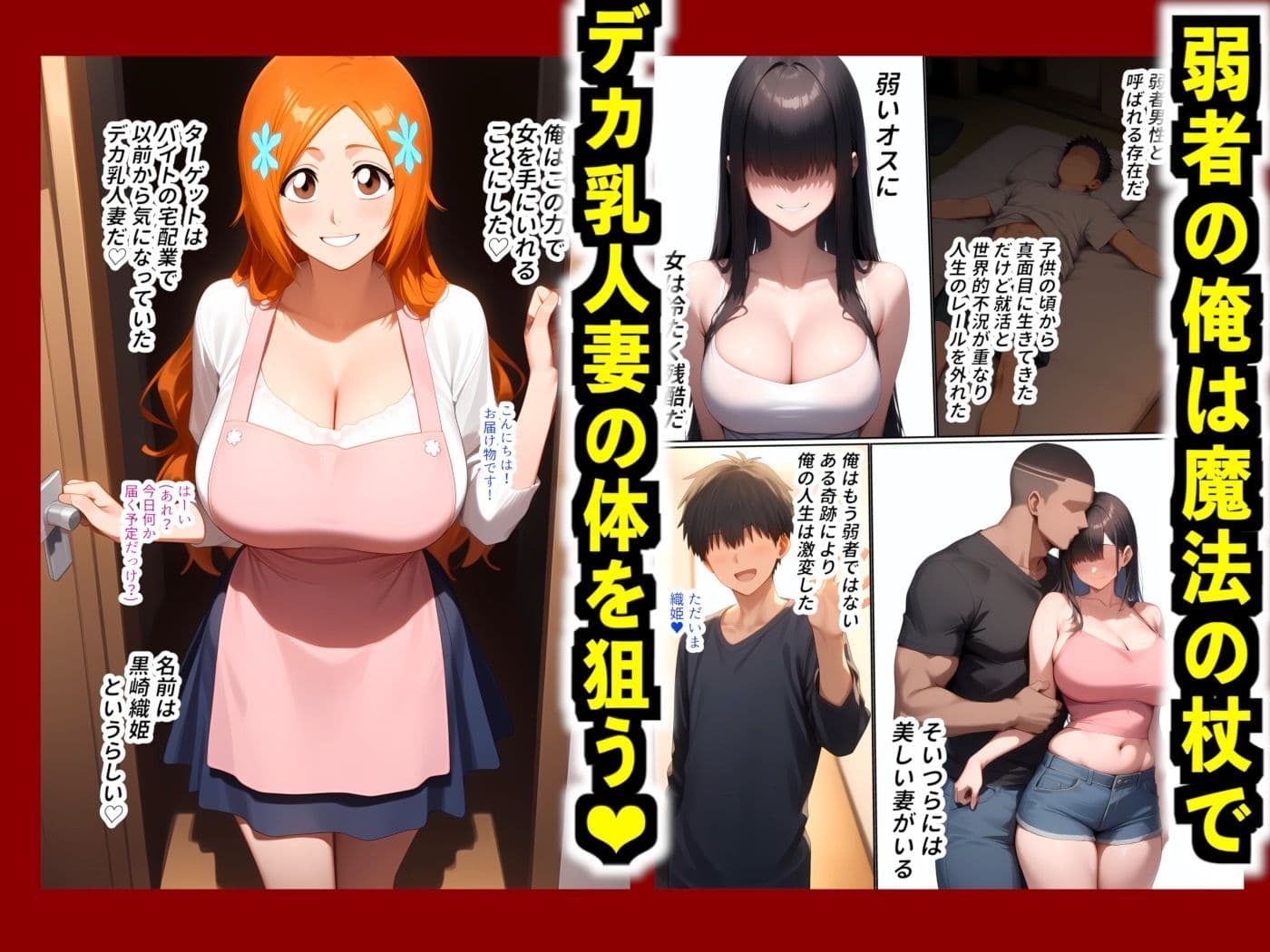 催●で井●織姫を寝とったら…最初は反抗するが放尿＆アナル責めで快楽堕ち…俺の子を妊娠＆出産した話 サンプル画像 1