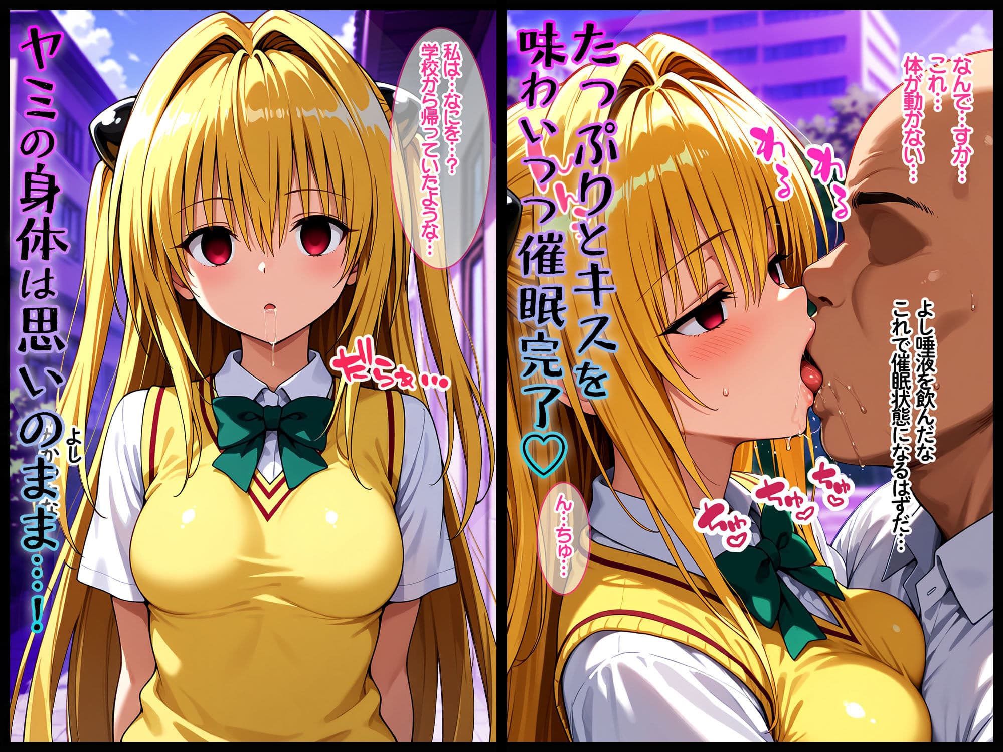 キスで催●！？変態おじさんに好き勝手されてヤミ完堕ち  〜前編〜 サンプル画像 2