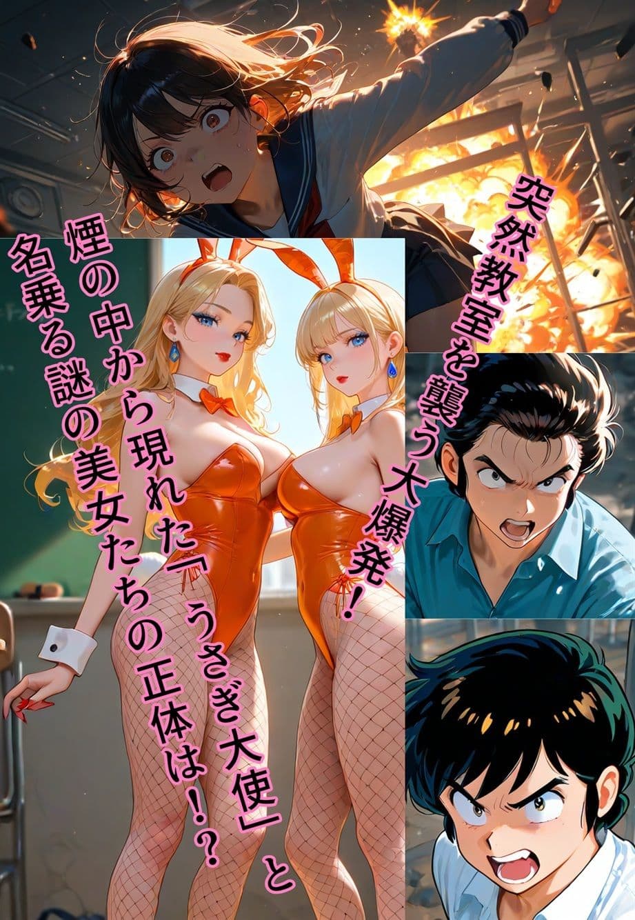 うさぎ大使降臨！？〜バニー（♂）1000年契約で大パニック！〜 サンプル画像 1