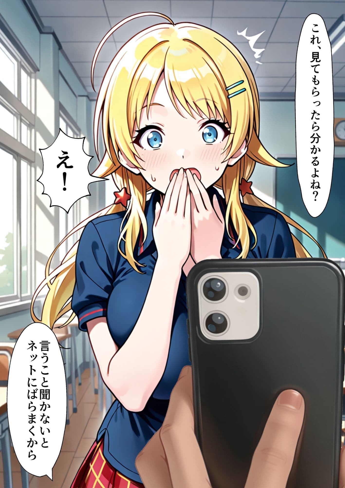 めぐるを盗撮写真で脅してパイズリしてもらう話 サンプル画像 4