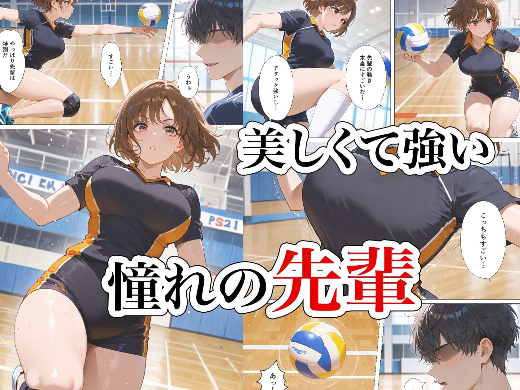 練習より激しい先輩との禁断レッスン サンプル画像 1