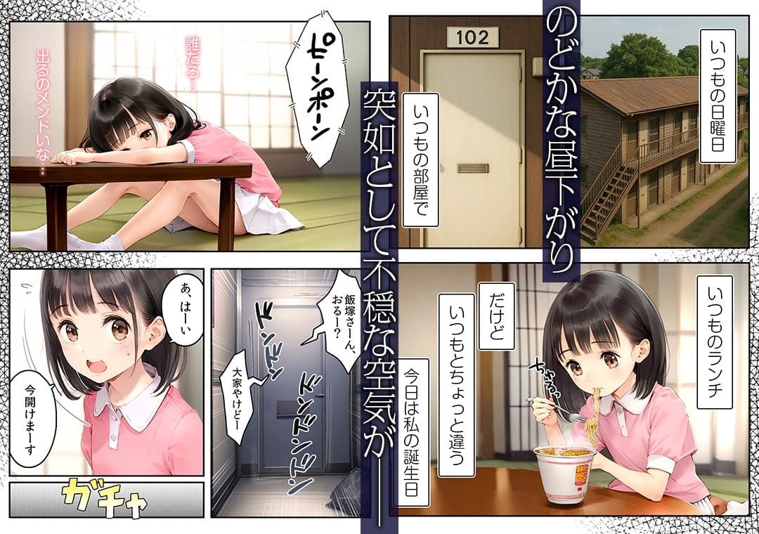 ■母子家庭アパート■連帯保証で処女喪失■102号室・飯塚めいちゃんの受難■ サンプル画像 1