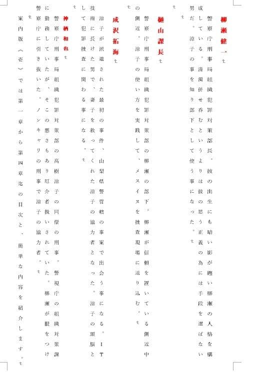 女刑事  涼子と遼子  案内版1 サンプル画像 3