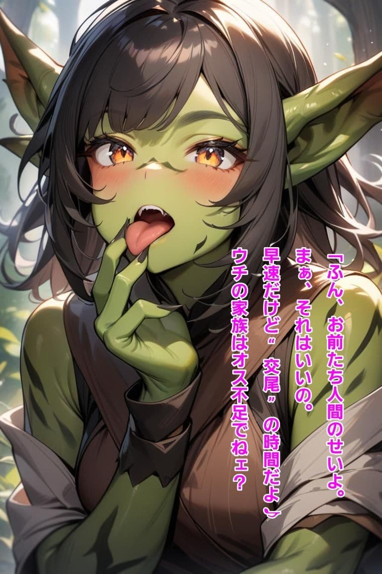 モンスター娘に蹂躙されて〜オーク・ゴブリン・ドライアド編〜 サンプル画像 2