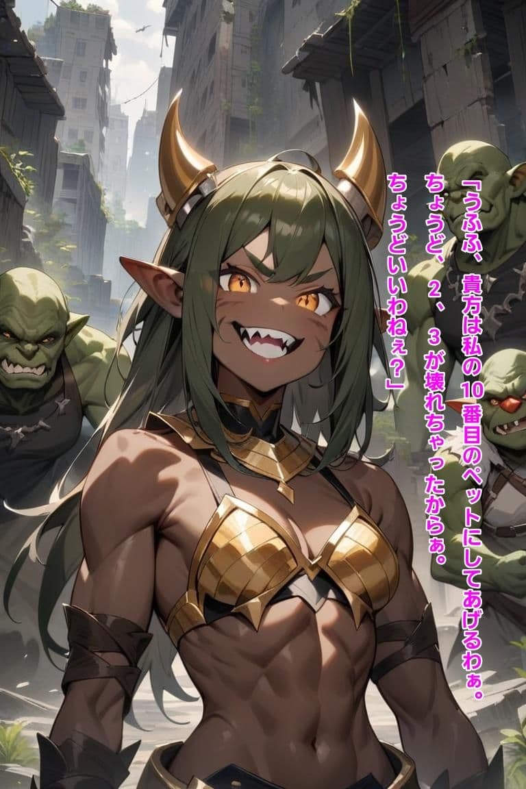 モンスター娘に蹂躙されて〜オーク・ゴブリン・ドライアド編〜 サンプル画像 3