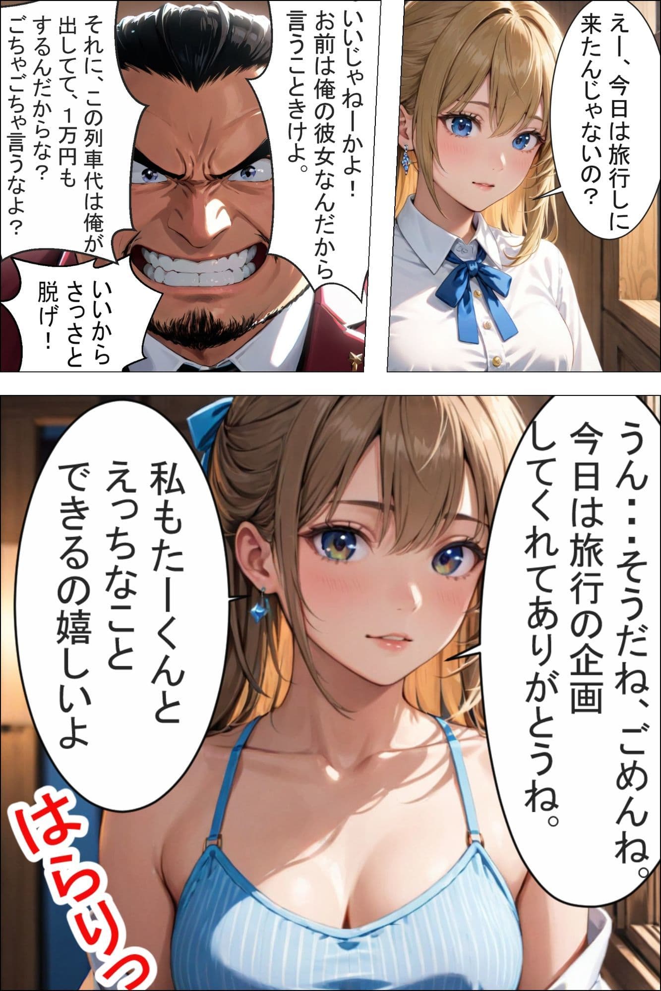 恋を知らない18才美少女とおじさんの列車旅行   漫画版 サンプル画像 1