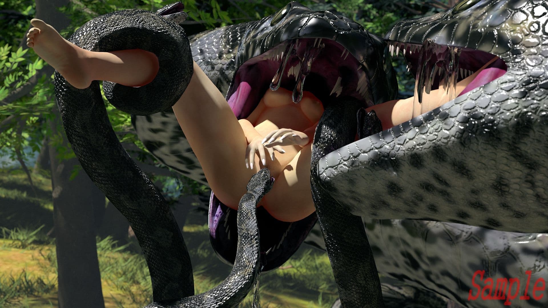 丸呑み大蛇 サンプル画像 3