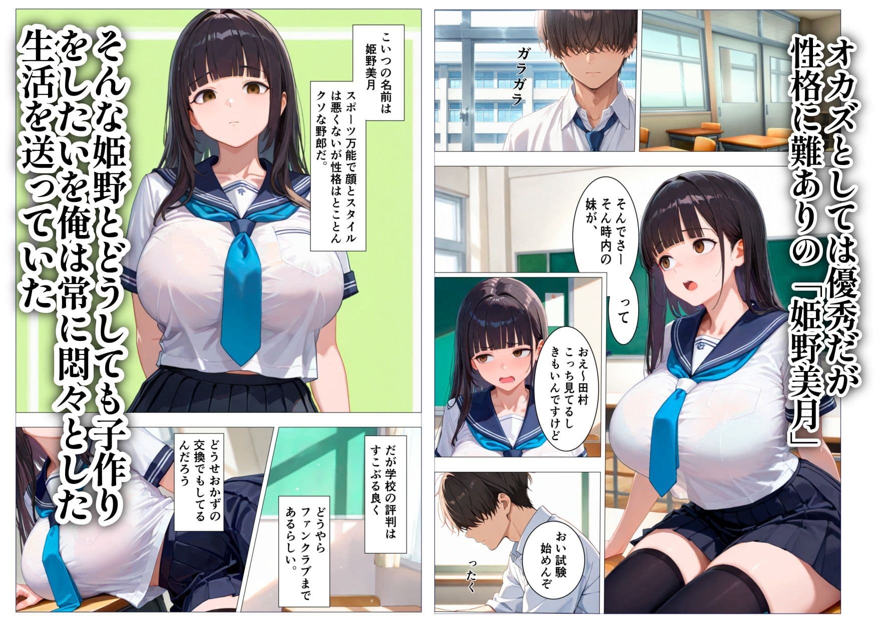 弱み握って生意気な女と濃厚セックス〜特別指導でオナホ化計画〜（おまけつき） サンプル画像 1