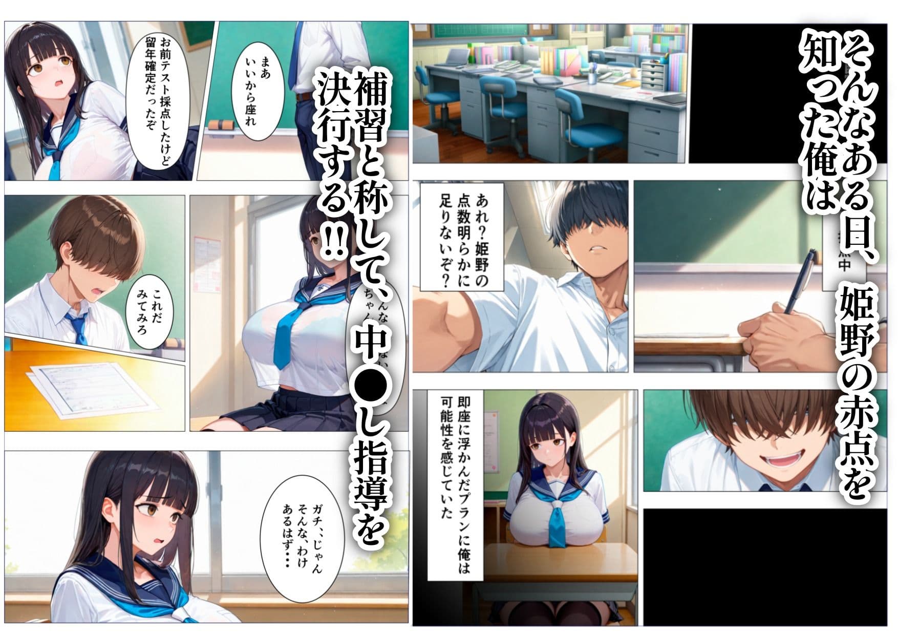 弱み握って生意気な女と濃厚セックス〜特別指導でオナホ化計画〜（おまけつき） サンプル画像 2