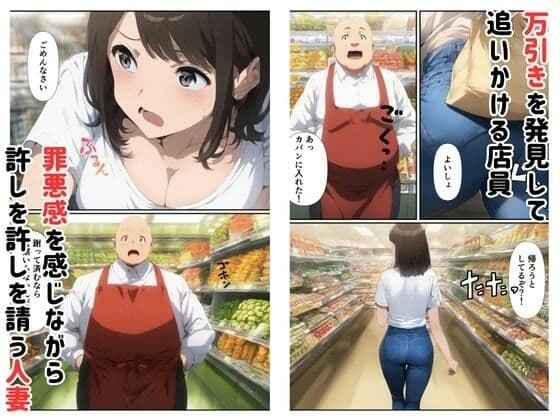 万引き熟女人妻と学生が身体で支払う和姦セックス快楽堕ち サンプル画像 2