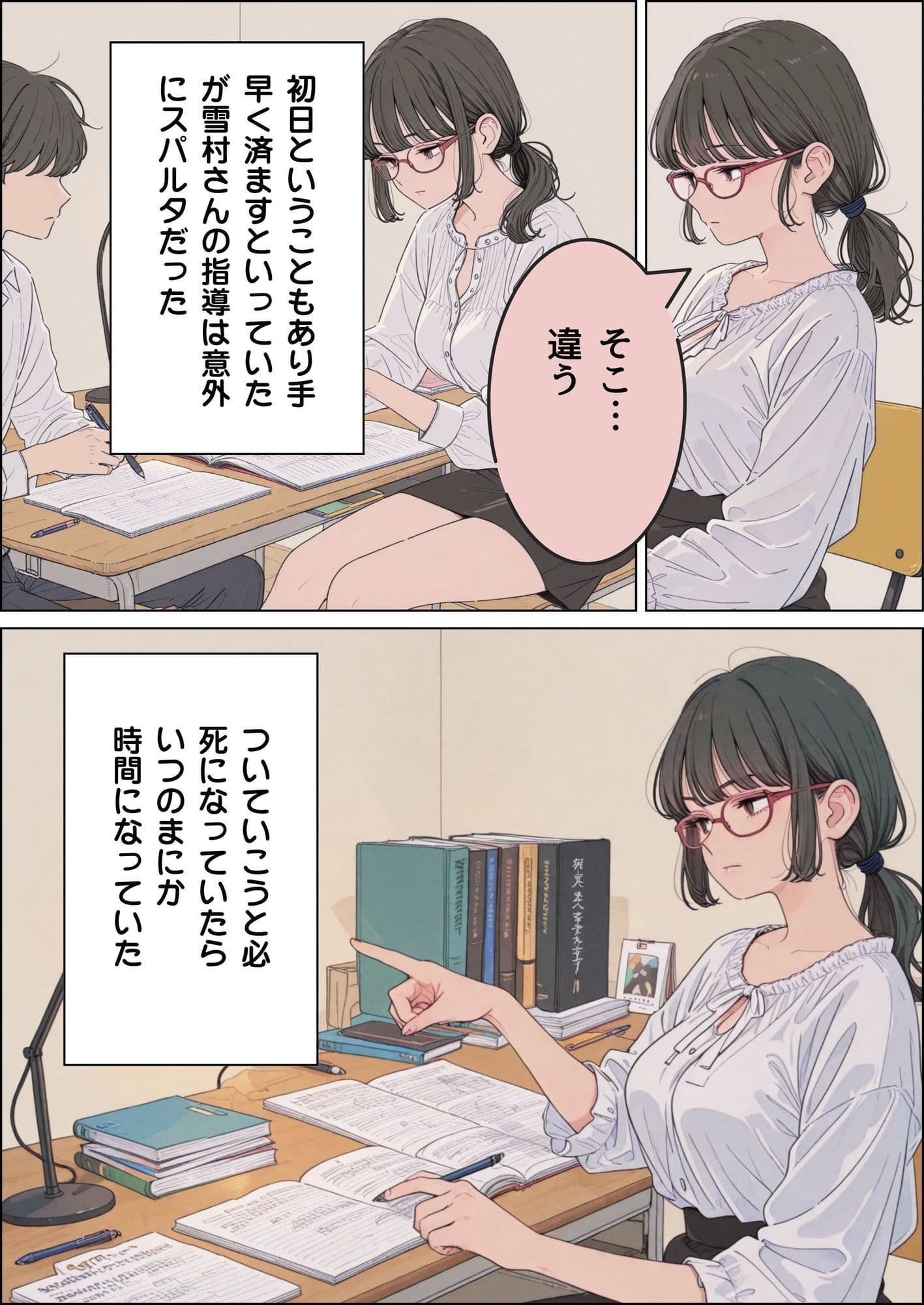 訳あって親戚の人妻に家庭教師してもらうことになった サンプル画像 9