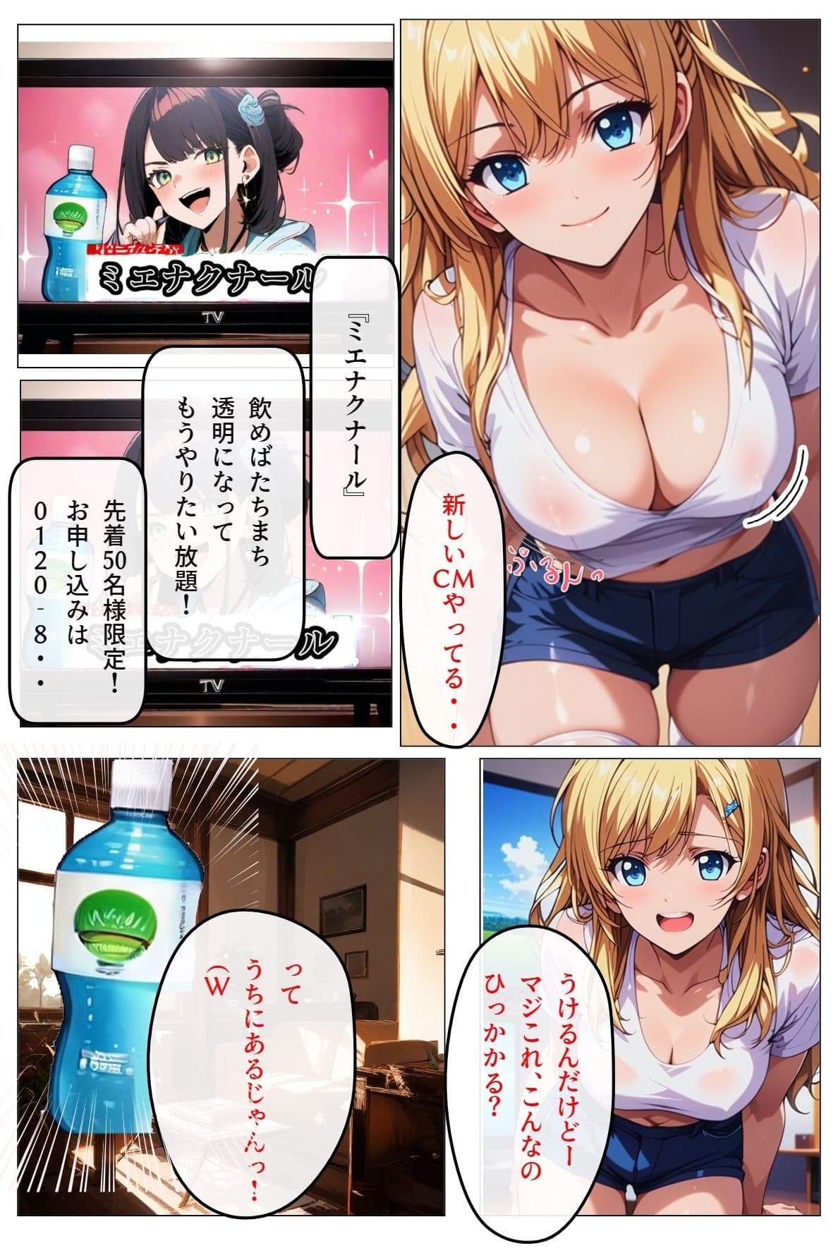 女の子が透明人間になったらする事 サンプル画像 2