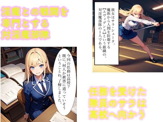 サラ・シェータ vs淫魔編 サンプル画像 1