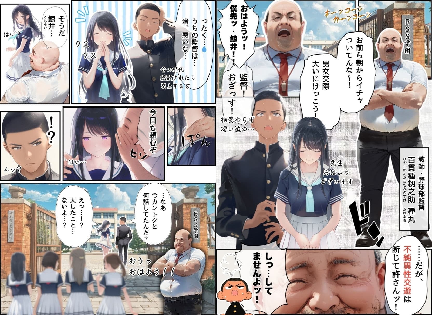 想いを寄せていた幼馴染みが中年メタボ教師（BMI40）と肉体関係だった件 サンプル画像 3