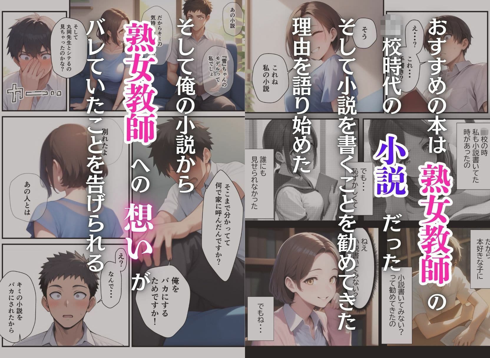 憧れのむちむち熟女教師と特別課外セックスで童貞卒業 サンプル画像 6