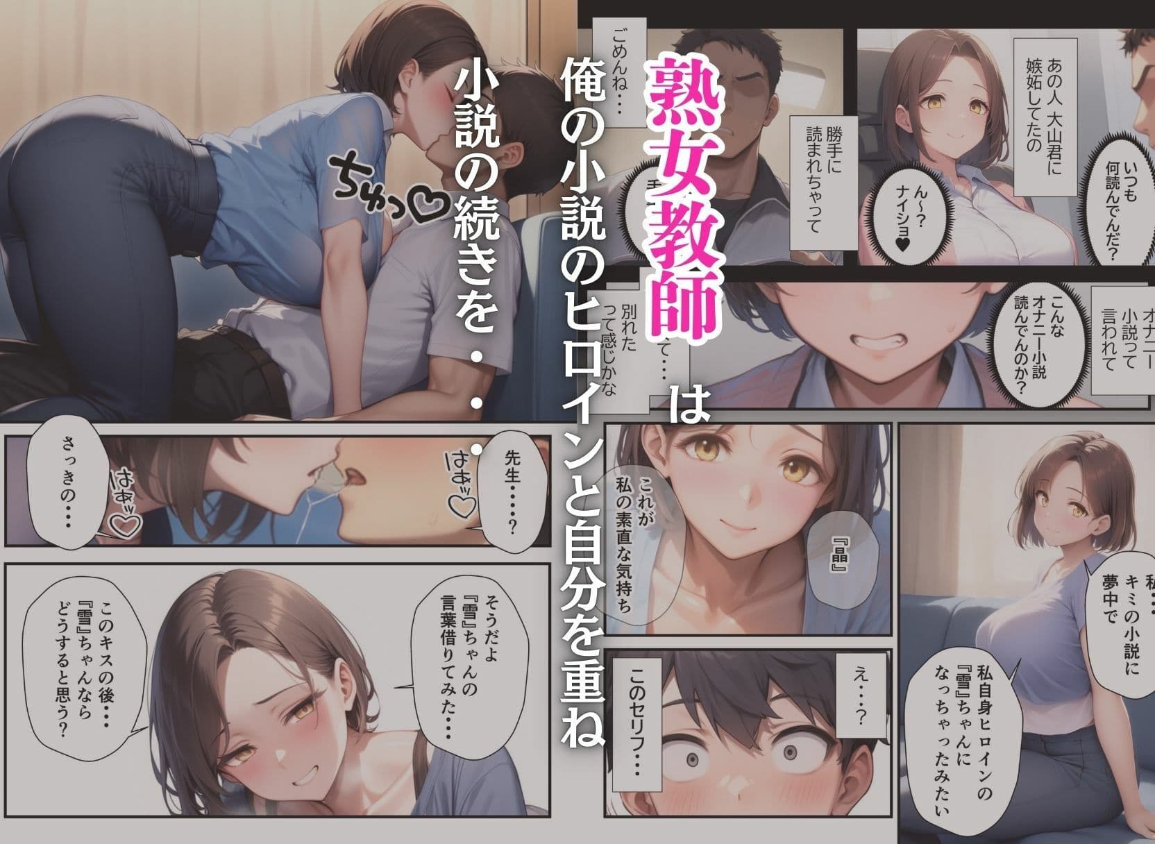 憧れのむちむち熟女教師と特別課外セックスで童貞卒業 サンプル画像 7