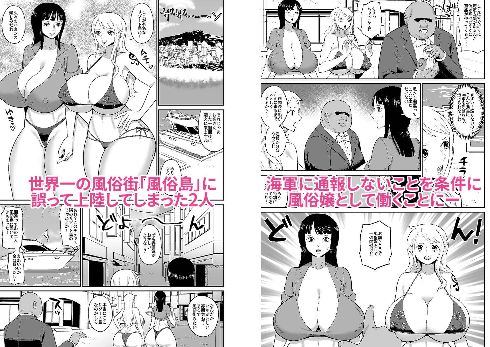 一億ベリー稼ぐまで出られない風俗島 サンプル画像 1