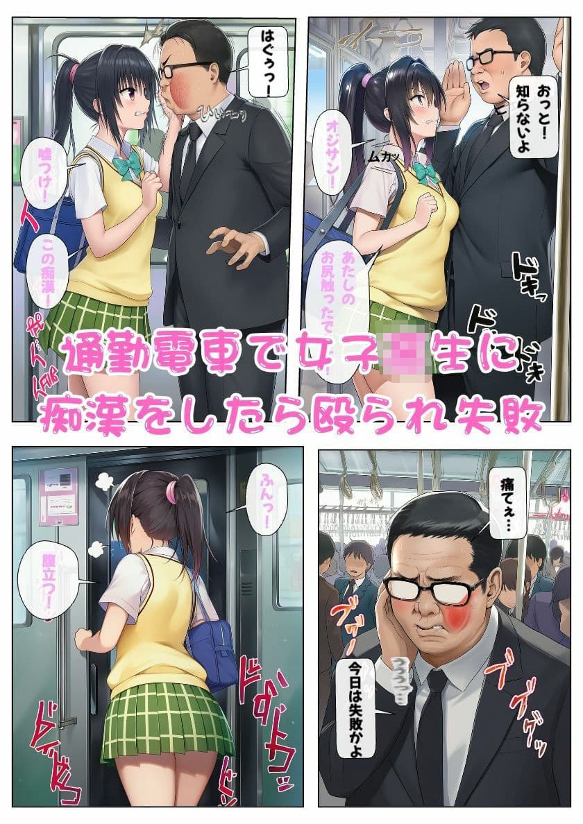 とらぶるヒロインたちが常識改変!痴◯おじさん毎日通勤電車でエロ三昧! サンプル画像 1