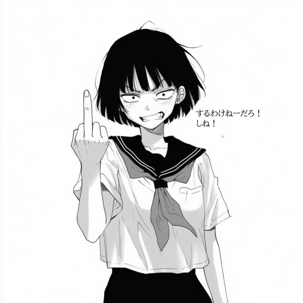 目つきが悪いダウナー系サブカルJKに無許可中出しして妊娠させる サンプル画像 2