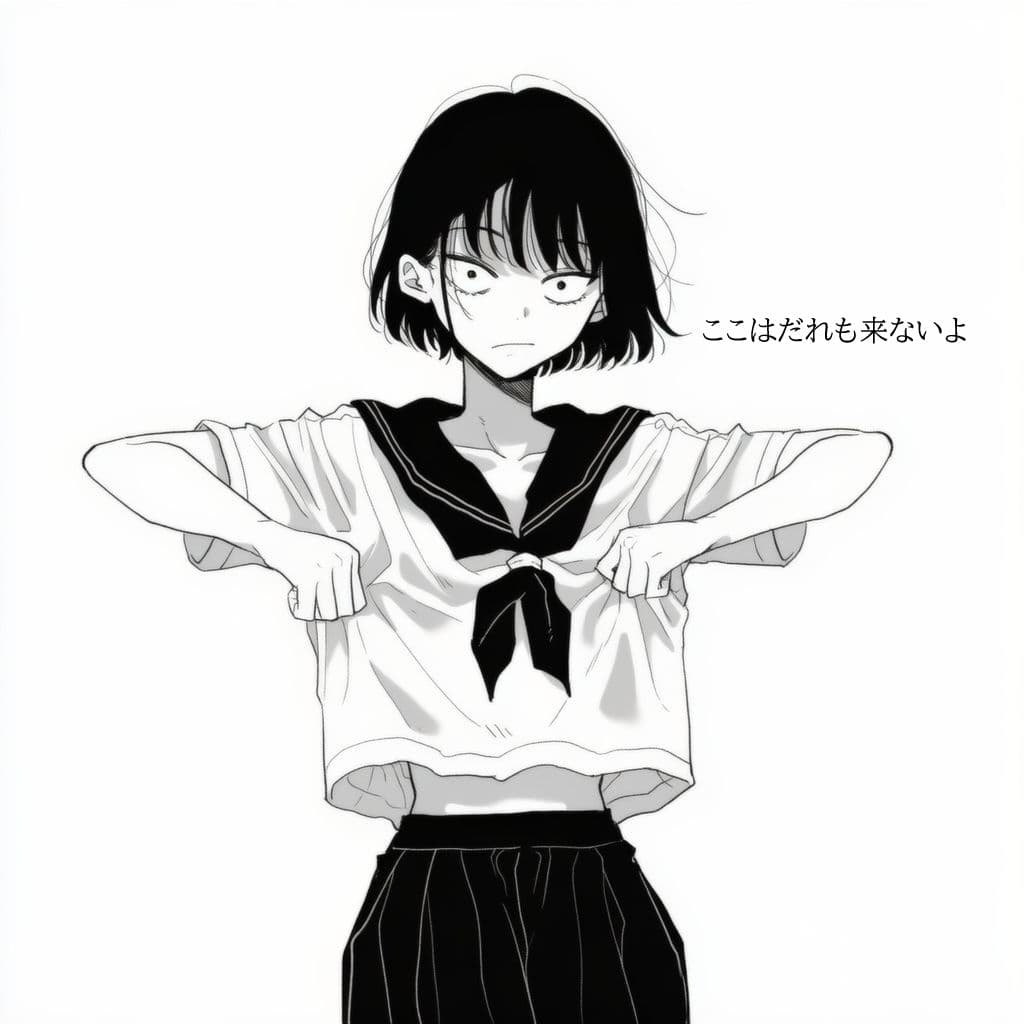 目つきが悪いダウナー系サブカルJKに無許可中出しして妊娠させる サンプル画像 5