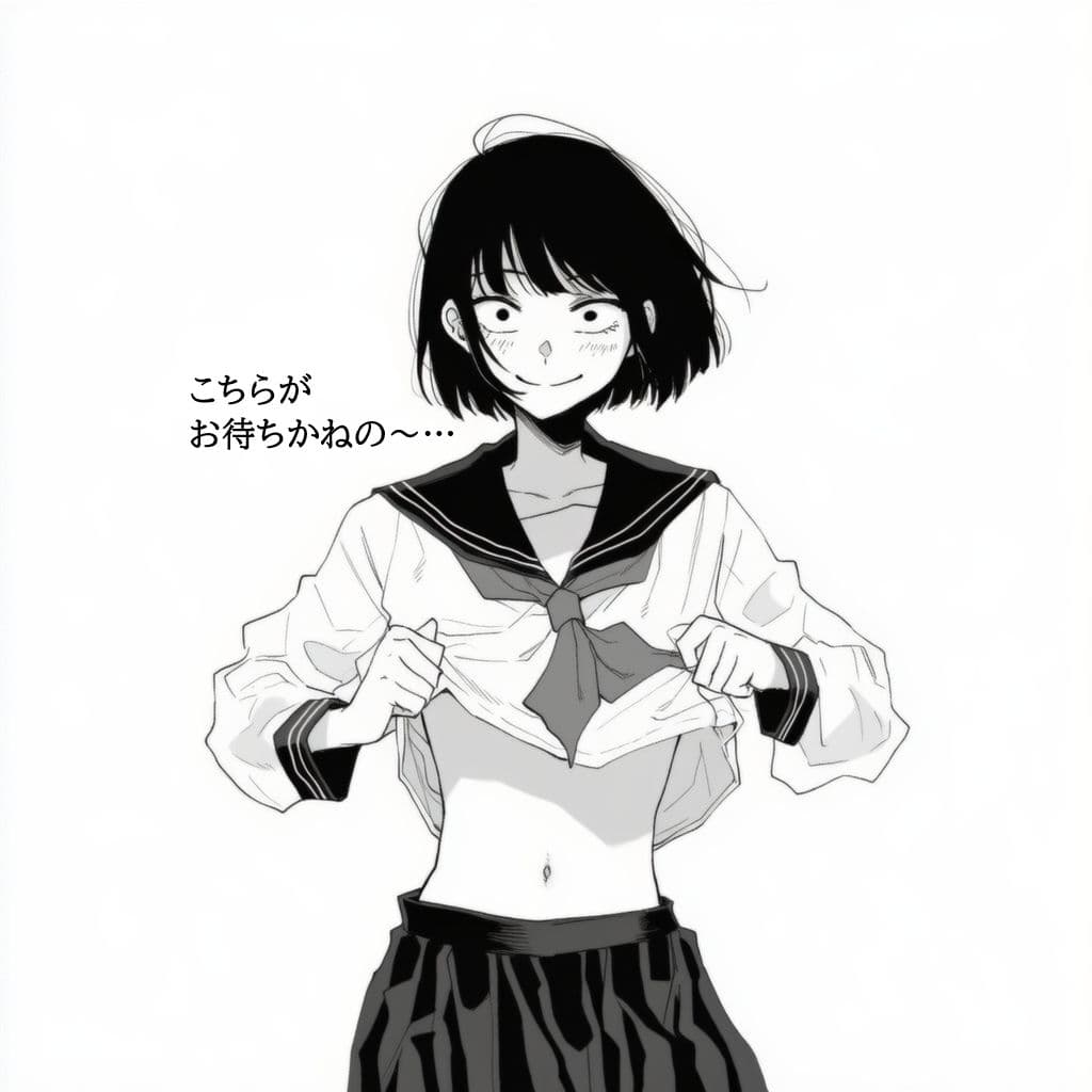 目つきが悪いダウナー系サブカルJKに無許可中出しして妊娠させる サンプル画像 6