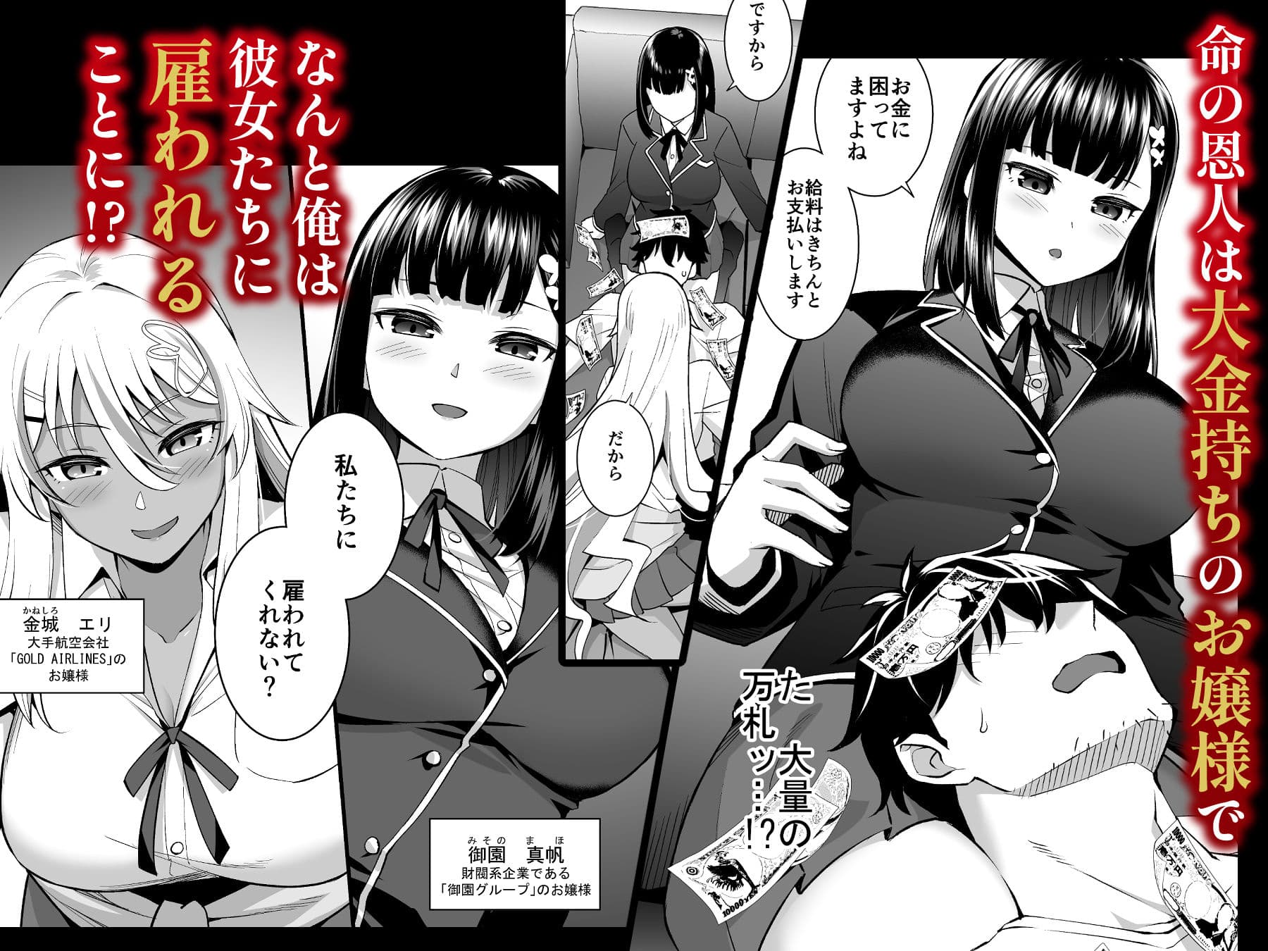 ビッチお嬢様の雇われペット〜無職の俺がセフレ契約する話〜 サンプル画像 3