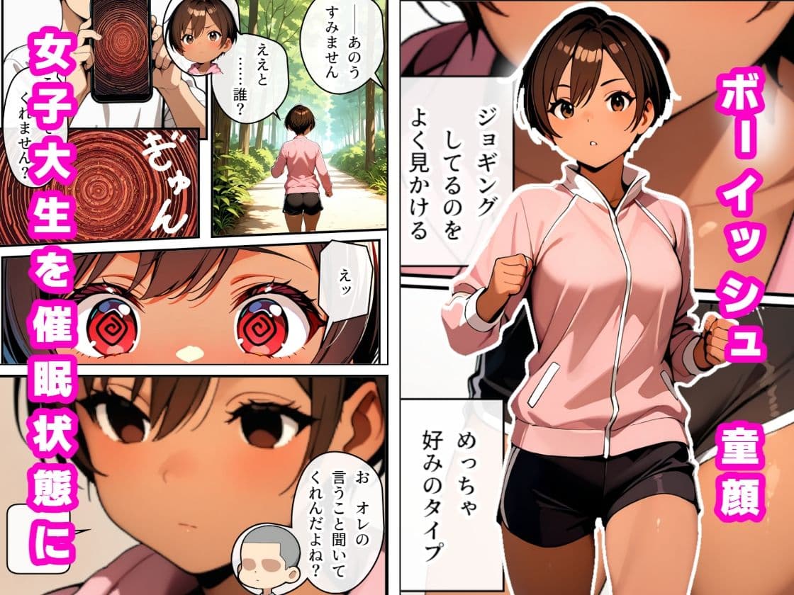 催○アプリで無抵抗にしたボーイッシュ女子大生の体を好き勝手してみる サンプル画像 2