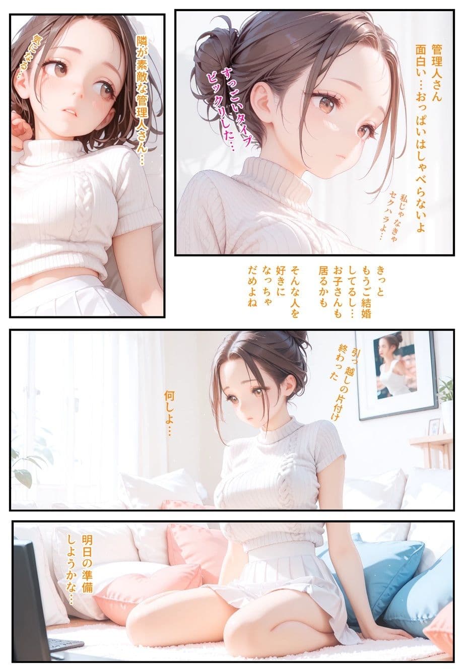 隣に可愛い子が引っ越して来たからゴミをあさって見た結果  温水みらい編 サンプル画像 6