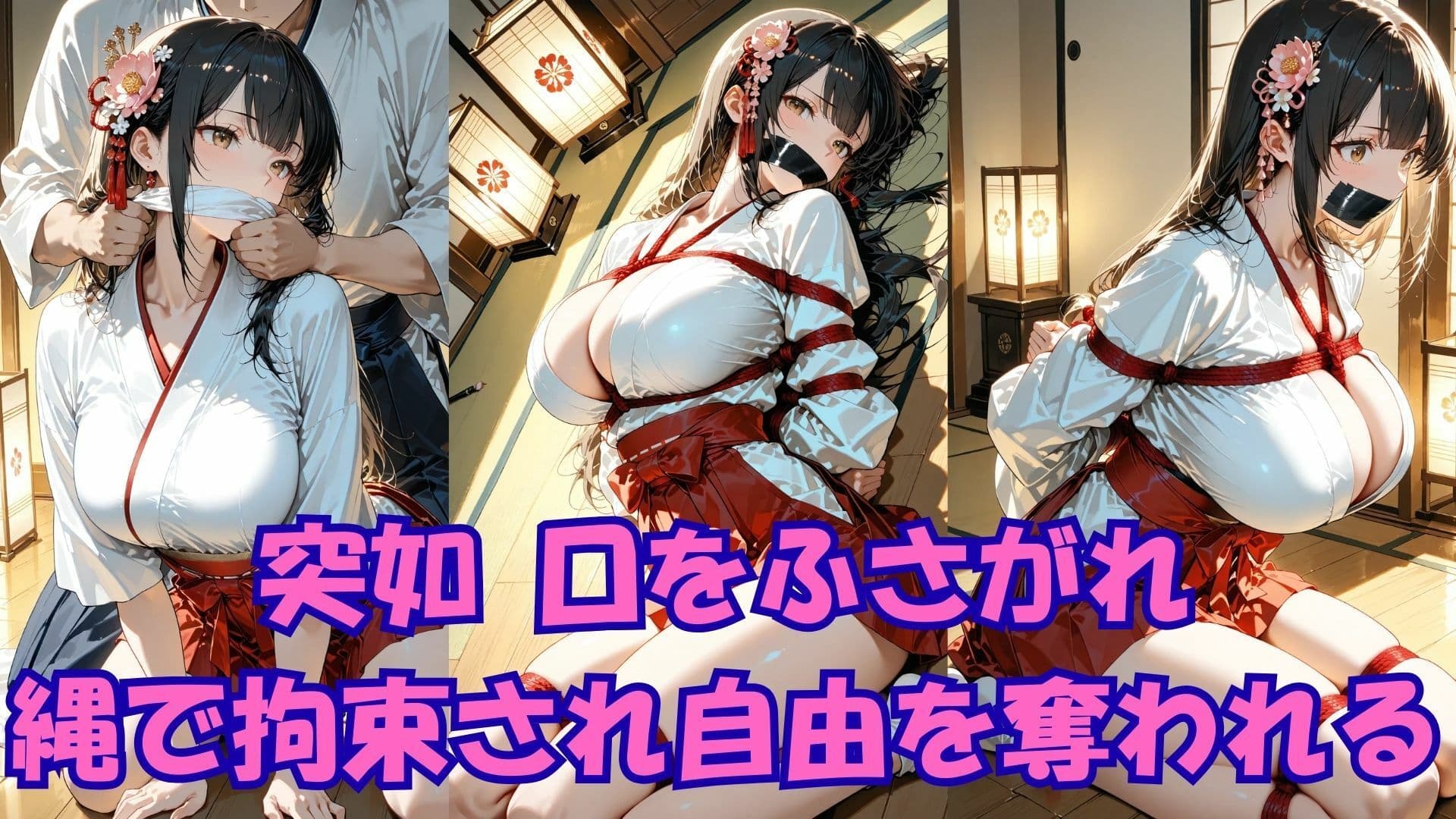 聖なる巫女・神楽静流 聖域を侵され欲望に囚われる夜 サンプル画像 2