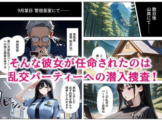 潜入捜査に失敗した巨乳警官の末路 サンプル画像 2