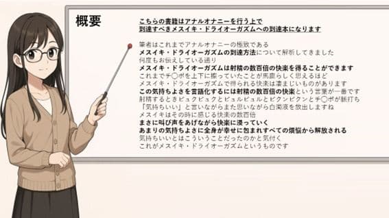 これ一冊で完璧 アナルオナニー完全版 ドライ・メスイキ・乳首イキ 全てを網羅した究極攻略本   どこにもないメスイキを言語化した唯一の教本 IZUMIが贈る究極のアナルオナニー攻略本 メスイキ目指したいならこれ1冊で全て完結    ※この記事は5万文字を超える長編になっています   書店で売られている参考書レベルの内容になっていますので   本気でメスイキ・ドライオーガズムを得たい方にお届けしております サンプル画像 6