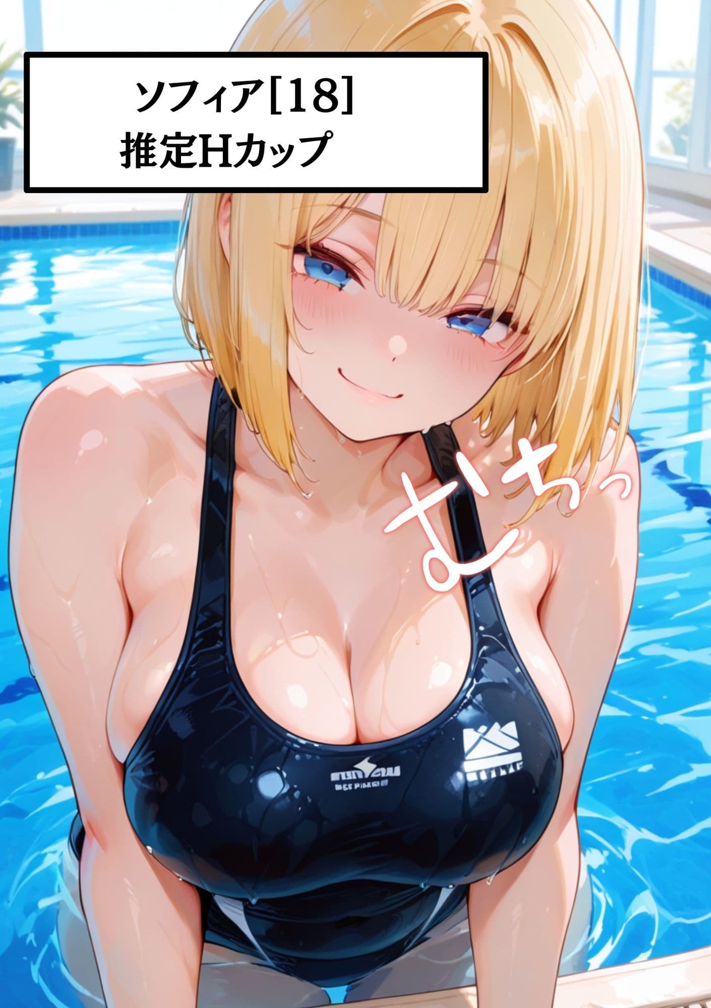 【ビッチすぎる外国人と濃厚SEX】部活中に外国人痴女巨乳ソフィア［18］Hカップスク水のまま中出し サンプル画像 1